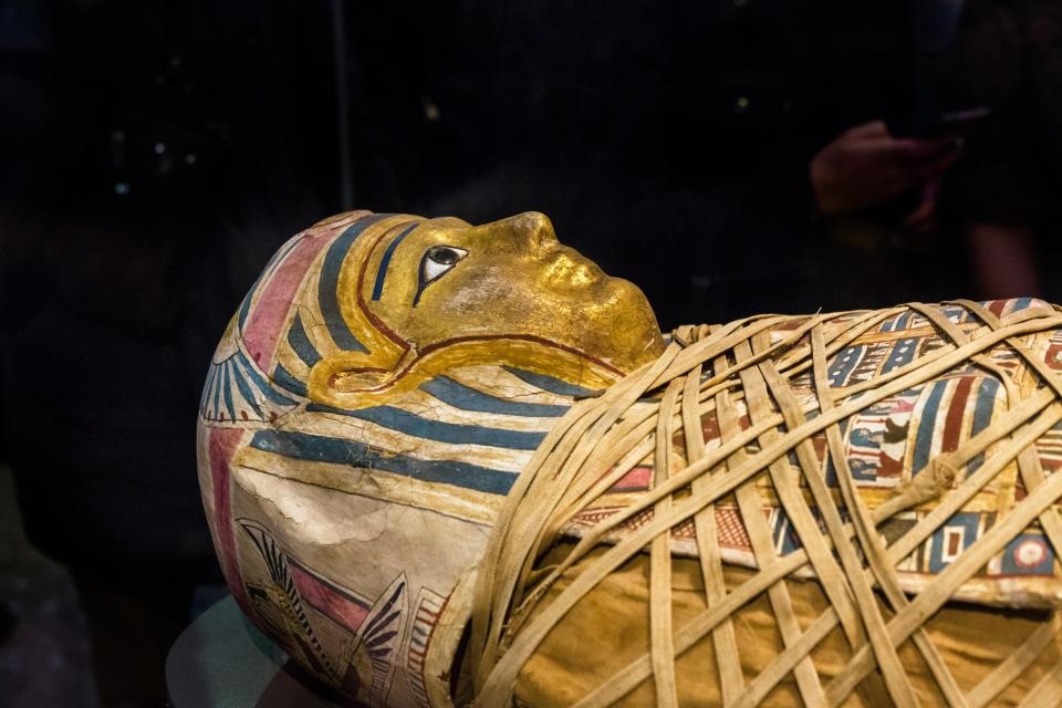 mummy dating from 30BC